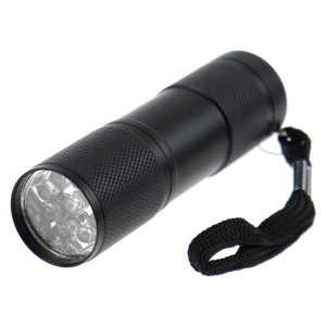 Lanterna LED UV Hoff, alimentare baterii (3 x AAA), 1W