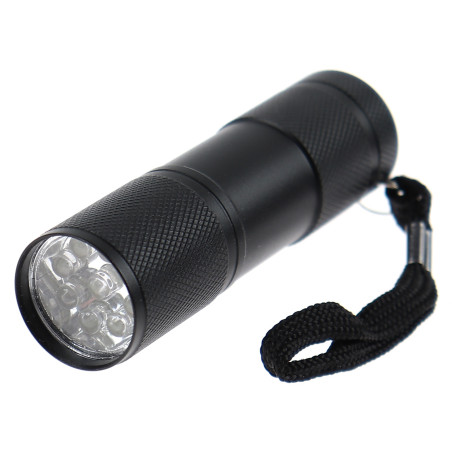 Lanterna LED UV Hoff, alimentare baterii (3 x AAA), 1W