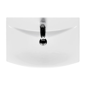Lavoar incastrat Cersanit Carina K31 - 006, alb, dreptunghiular, 60 cm