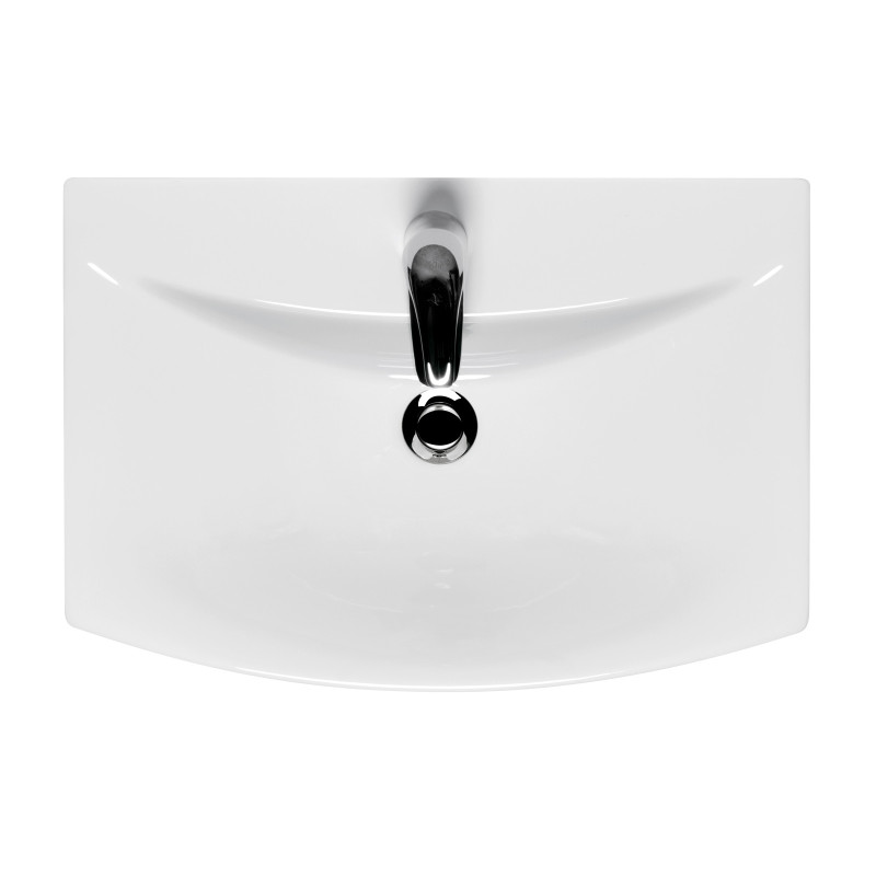 Lavoar incastrat Cersanit Carina K31 - 006, alb, dreptunghiular, 60 cm