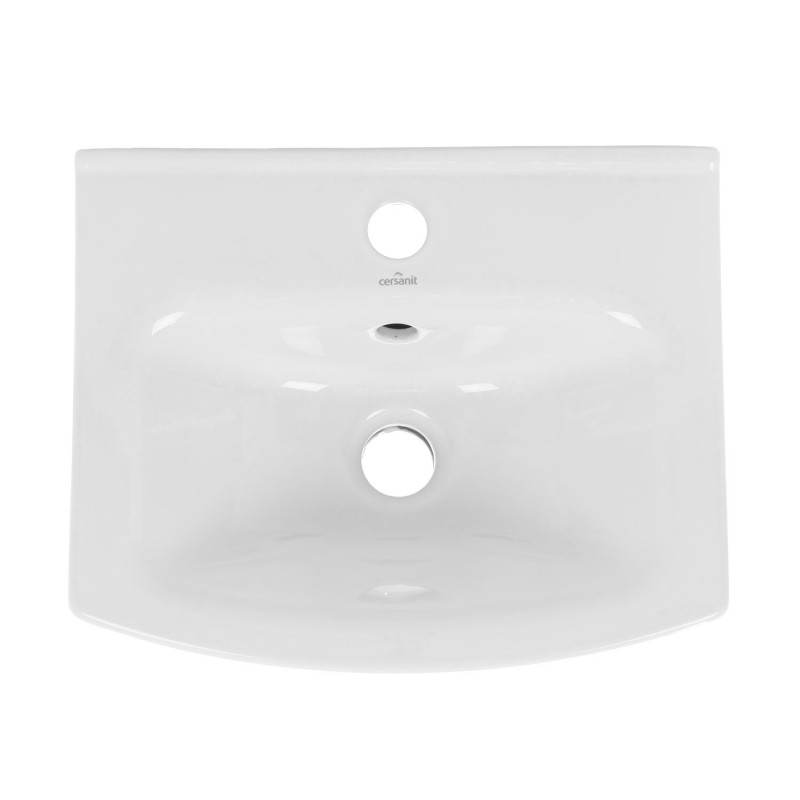Lavoar incastrat Cersanit Cersania K11 - 0050, alb, dreptunghiular, 40 cm