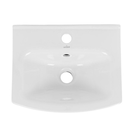 Lavoar incastrat Cersanit Cersania K11 - 0050, alb, dreptunghiular, 40 cm