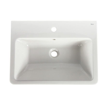 Lavoar incastrat Roca Caserta A3270J2000, alb, dreptunghiular, 55 cm