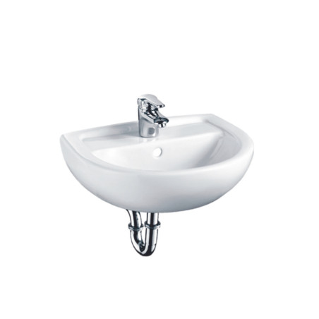 Lavoar suspendat Basic 4145 90, alb, rotunjit, 50 cm