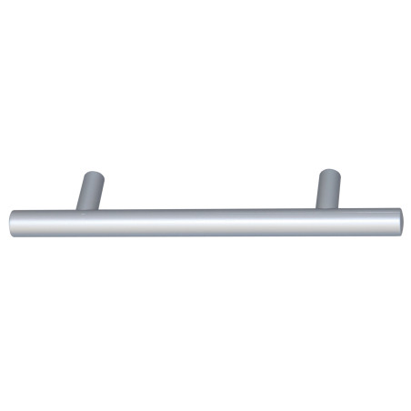 Maner pentru mobila, din plastic, finisaj crom satinat, M 484.61.23, M4 x 96 mm