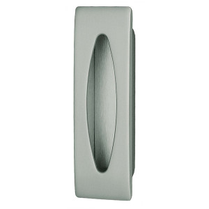 Maner pentru mobila, ingropat, metalic, finisaj nichel mat, M 480.12.24, M4 x 76 mm