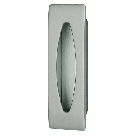 Maner pentru mobila, ingropat, metalic, finisaj nichel mat, M 480.12.24, M4 x 76 mm
