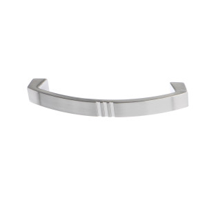 Maner pentru mobila, metalic, finisaj nichel mat, M 488.37.24, M4 x 128 mm