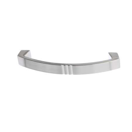 Maner pentru mobila, metalic, finisaj nichel mat, M 488.37.24, M4 x 128 mm