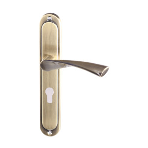 Maner usa interior, cu sild, Gato Roma, pentru cilindru, mertal, bronz antic, 90 mm