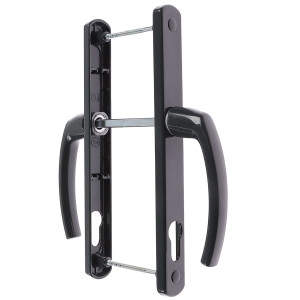 Maner usa PVC, cu sild, Filiz, pentru cilindru, aluminiu, gri antracit, 92 mm