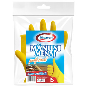 Manusi menaj Misavan, profesionale, marimea S, latex