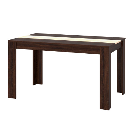 Masa bucatarie / dining fixa Domus, dreptunghiulara, 4 persoane, sonoma dark + sonoma, 135 x 80.5 x 74.5 cm, 1C