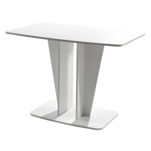 Masa bucatarie / dining fixa Pandora, dreptunghiulara, 4 persoane, alb, 110 x 70 x 74 cm, 1C