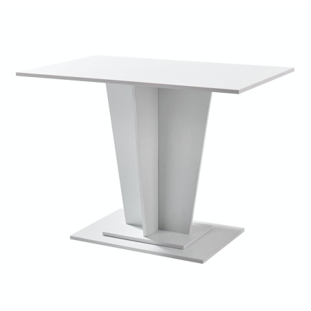 Masa bucatarie / dining fixa Texas, dreptunghiulara, 4 persoane, alb, 105 x 68 x 75 cm, 1C
