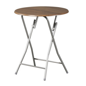 Masa bucatarie / dining plianta Marmo ST9004, rotunda, 2 persoane, maro + gri, 60 x 60 x 71 cm, 1C