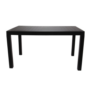 Masa fixa pentru gradina Cati, plastic, dreptunghiulara, 6 persoane, 140 x 80 cm