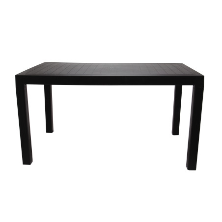 Masa fixa pentru gradina Cati, plastic, dreptunghiulara, 6 persoane, 140 x 80 cm