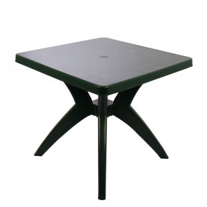 Masa fixa pentru gradina Dol, plastic, patrata, 4 persoane, 80 x 80 x 72 cm