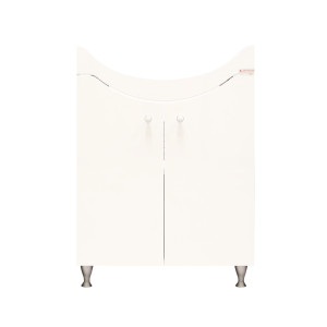 Masca baie pentru lavoar, Arthema Clasic Clio 115/P-A2, cu usi, alba, 60.5 x 33 x 83.5 cm