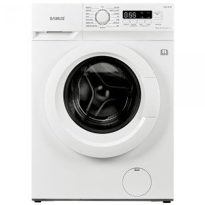 Masina de spalat rufe frontala slim Samus WSLI-9144, 9 kg, 1400 rpm, clasa A, adancime 49.5 cm, motor inverter, termostat reglab