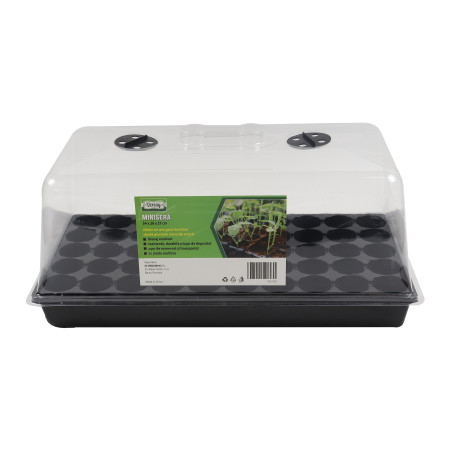 Minisera pentru rasaduri, Versay, T2, PVC, 54 x 28 x 27 cm, 50 alveole