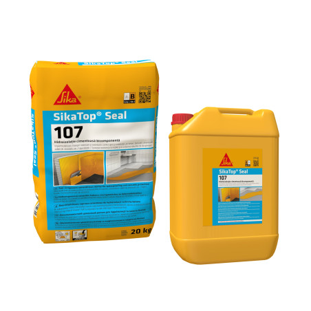 Mortar de impermeabilizare, bicomponent, Sika Top Seal-107, 25 kg