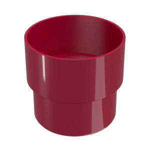 Mufa burlan, pentru imbinare sistem pluvial, Regenau, PVC, circulara, bordo, 100 mm