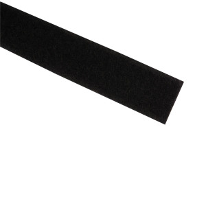 Banda cu scai, moale, neagra, 20 mm
