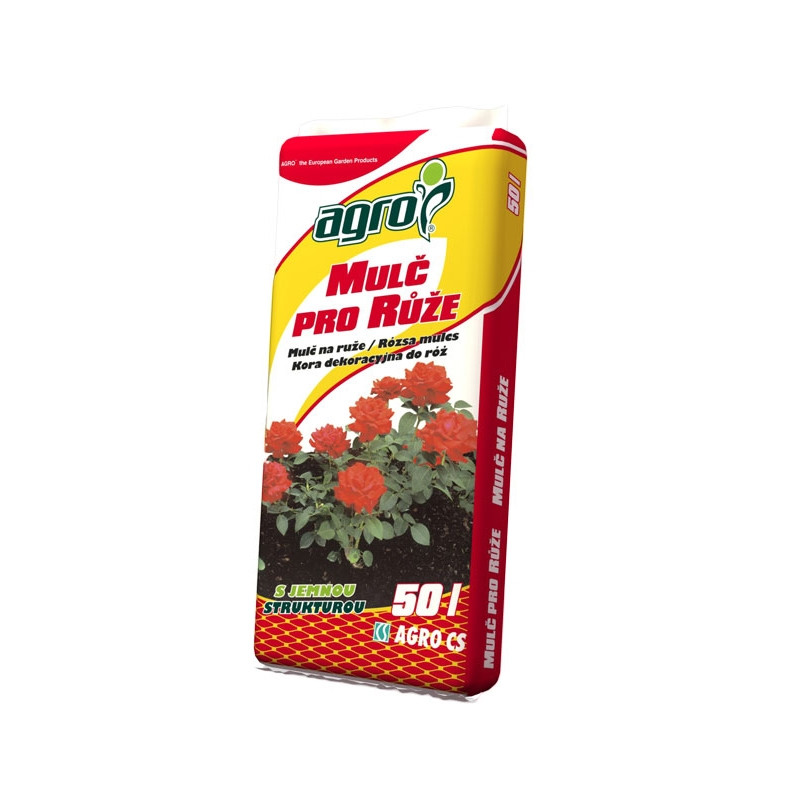 Mulci gradina / scoarta decorativa de copac, Agro CS, pentru trandafiri, maro, 50L