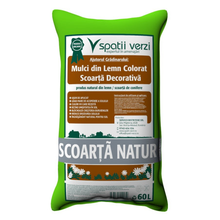 Mulci gradina / scoarta decorativa de copac, Spatii verzi, natur, 60L