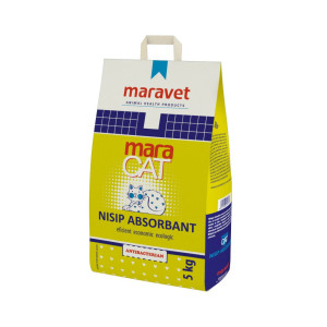 Nisip absorbant pisici, Maracat, 5 kg