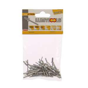 Nituri pop, aluminiu, Lumytools LT70330, 3.2 x 9.6 mm, 50 bucati