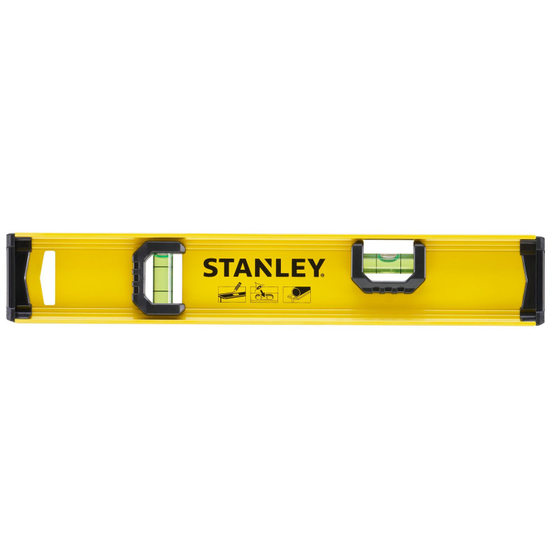 Nivela cu bula, Stanley 0-42-072, cu 2 indicatori, din aluminiu, 300 mm