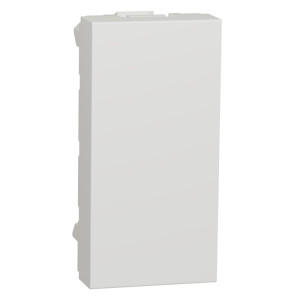 Obturator Schneider Electric Noua Unica NU986518, 1 modul, alb, pentru priza / intrerupator