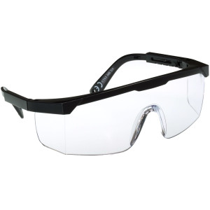 Ochelari de protectie A-Z Protect, plastic, transparent + negru