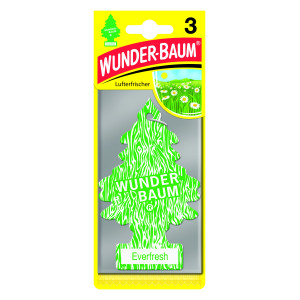 Odorizant auto, bradut, Wunder - Baum, Everfresh, pachet promo 2+1, 7.6 x 0.3 x 19 cm