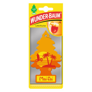 Odorizant auto, bradut, Wunder - Baum, Mai Tai, 7.6 x 0.3 x 19 cm