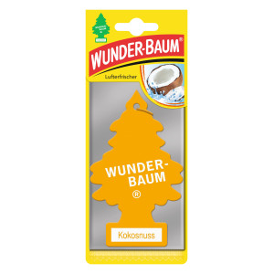 Odorizant auto, bradut, Wunder - Baum, Nuca de cocos, 7.6 x 0.3 x 19 cm