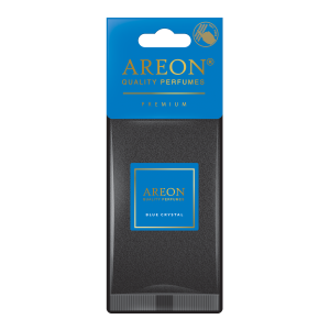 Odorizant auto, card, Areon Premium, Blue Crystal, 19 x 7.5 x 0.5 cm