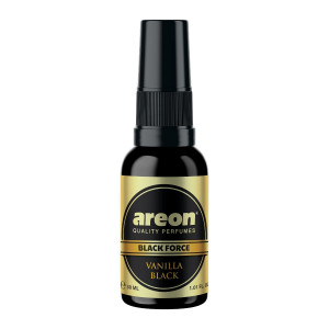 Odorizant auto spray Areon Black Force, vanilla black, 30 ml