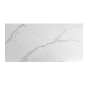 Panou decorativ Marble Statuario Venato, polietilena, alb, 60 x 30 cm, 2.5 mm