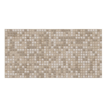 Panou decorativ Mosaic Brown, PVC, maro, 95.5 x 48 cm, 0.3 mm