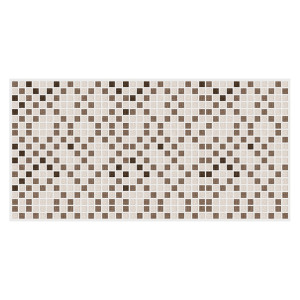 Panou decorativ Mosaic Mardin, PVC, maro, 95.5 x 48 cm, 0.3 mm