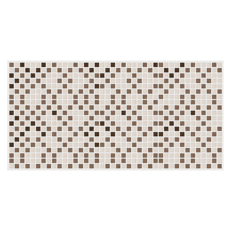Panou decorativ Mosaic Mardin, PVC, maro, 95.5 x 48 cm, 0.3 mm