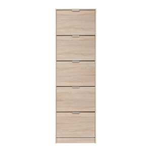 Pantofar Base 15, PAL, stejar sonoma, 58 x 18 x 191.5 cm, 2C