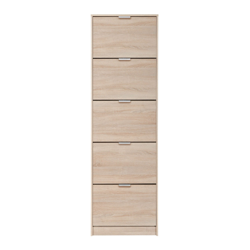 Pantofar Base 15, PAL, stejar sonoma, 58 x 18 x 191.5 cm, 2C