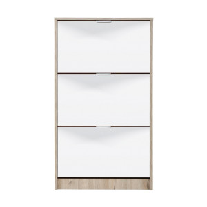 Pantofar Hugo 23, cu oglinda, PAL, stejar gri, 67 x 28 x 119 cm, 2C