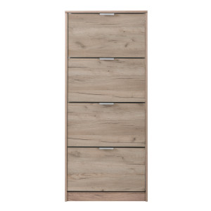 Pantofar Hugo 24, PAL, stejar gri, 67 x 28 x 155.5 cm, 2C