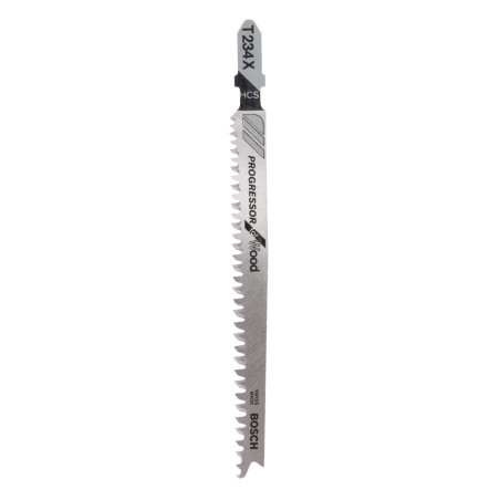Panze fierastrau vertical, pentru lemn, Bosch Progressor for Wood, T 234 X, set 3 bucati